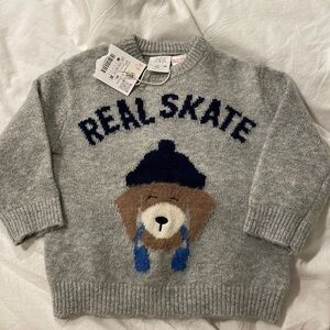 Zara kids super soft grey sweater!